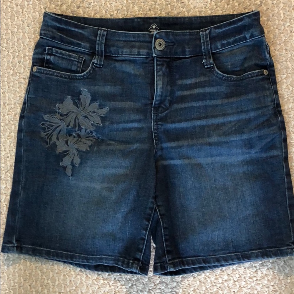 Denim shorts